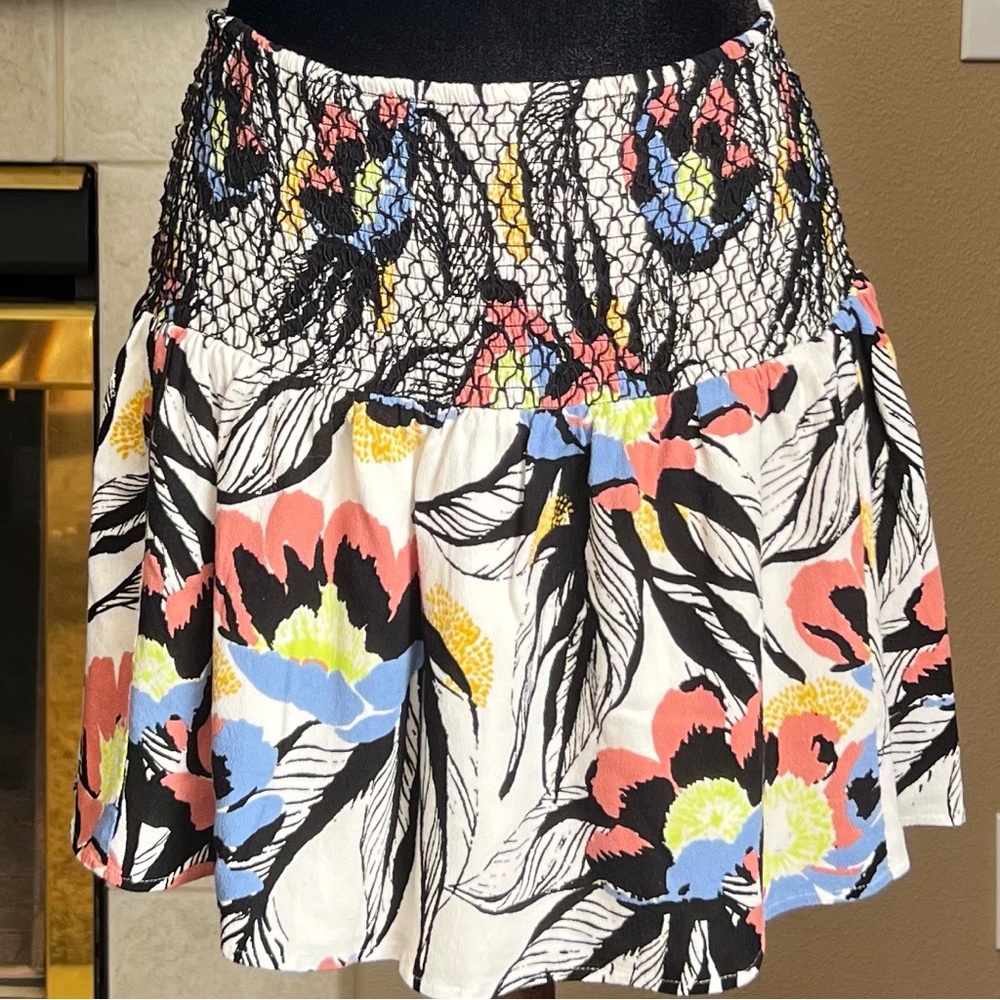 FREE PEOPLE..L.A Nights High Waist Floral Skirt